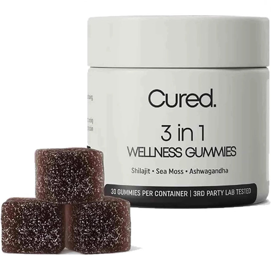 Gomitas de Shilajit 3 en 1 para hombres