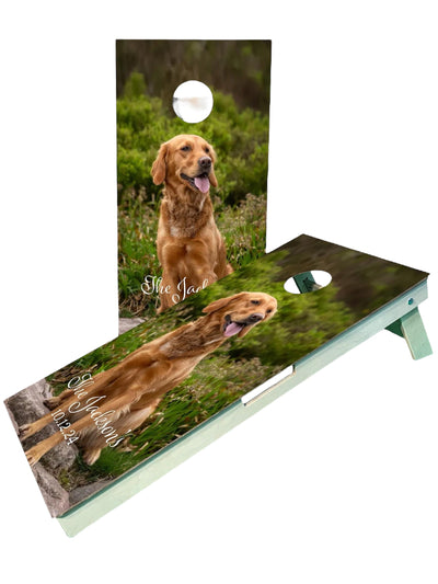 Personalized Pet-Themed Cornhole Boards for Weddings - Korvel