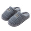 Chaussons en coton à carreaux pour hommes - Chaussures d'intérieur confortables