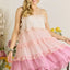Swiss Dot Ruffled Tiered Mini Dress - Elegant & Playful