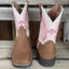 Ariat Kids Pink Double Kicker Boots - Stylish & Functional