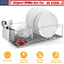 Escurridor de Platos de Acero Inoxidable Premium con Soporte para Cubiertos