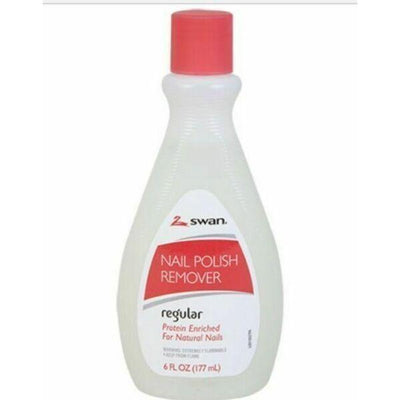Swan Nail Polish Remover - Protein Enriched for Natural Nails, 6 oz