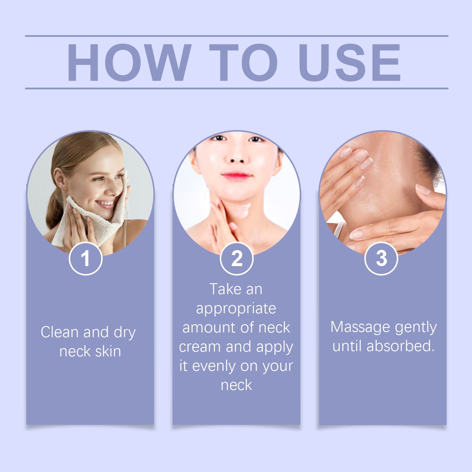 Moisturizing Neck Firming Cream Neck Repair Cream Firming And Lifting Gentle Moisturizing Elastic Elastic Anti-Wrinkle - Korvel