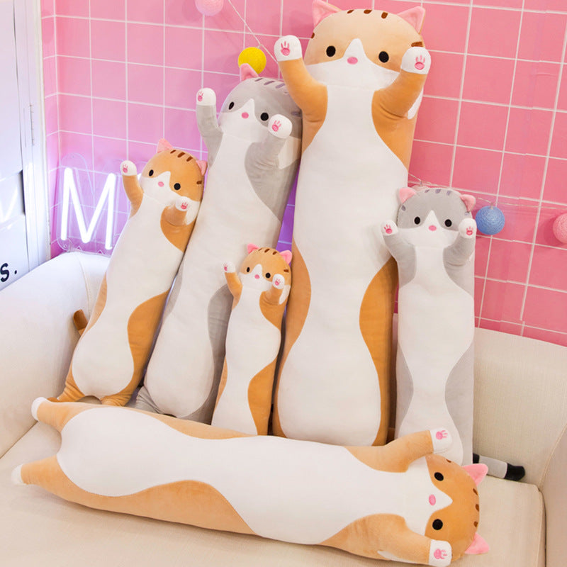 Long Cat Pillow Large Plush Toys Sleeping Pillow - Korvel