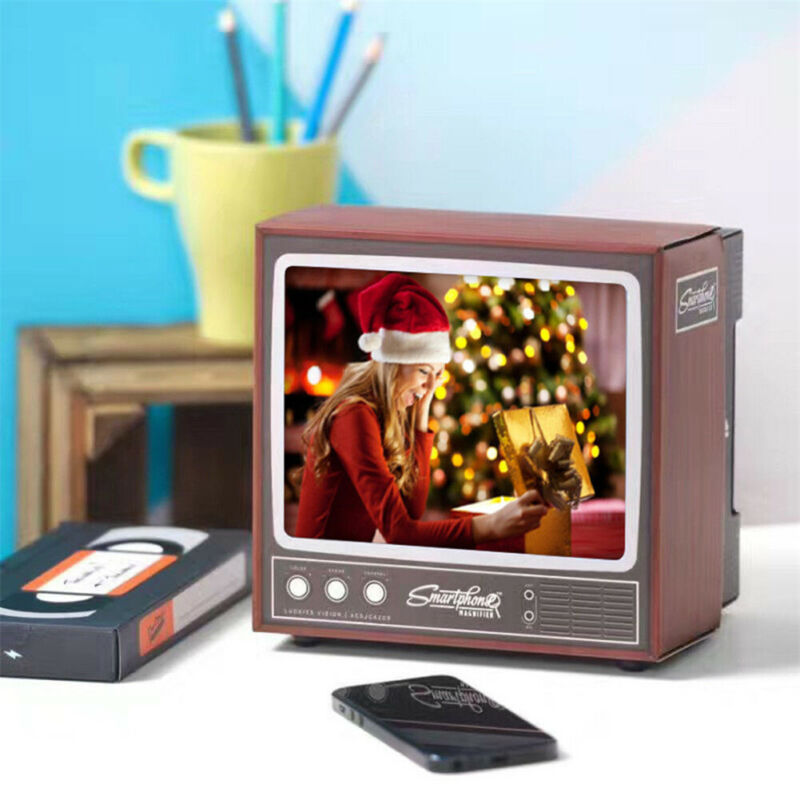 Retro TV Phone Screen Video DIY Enlarger Amplifier Magnifier Retro TV Appearance - Korvel