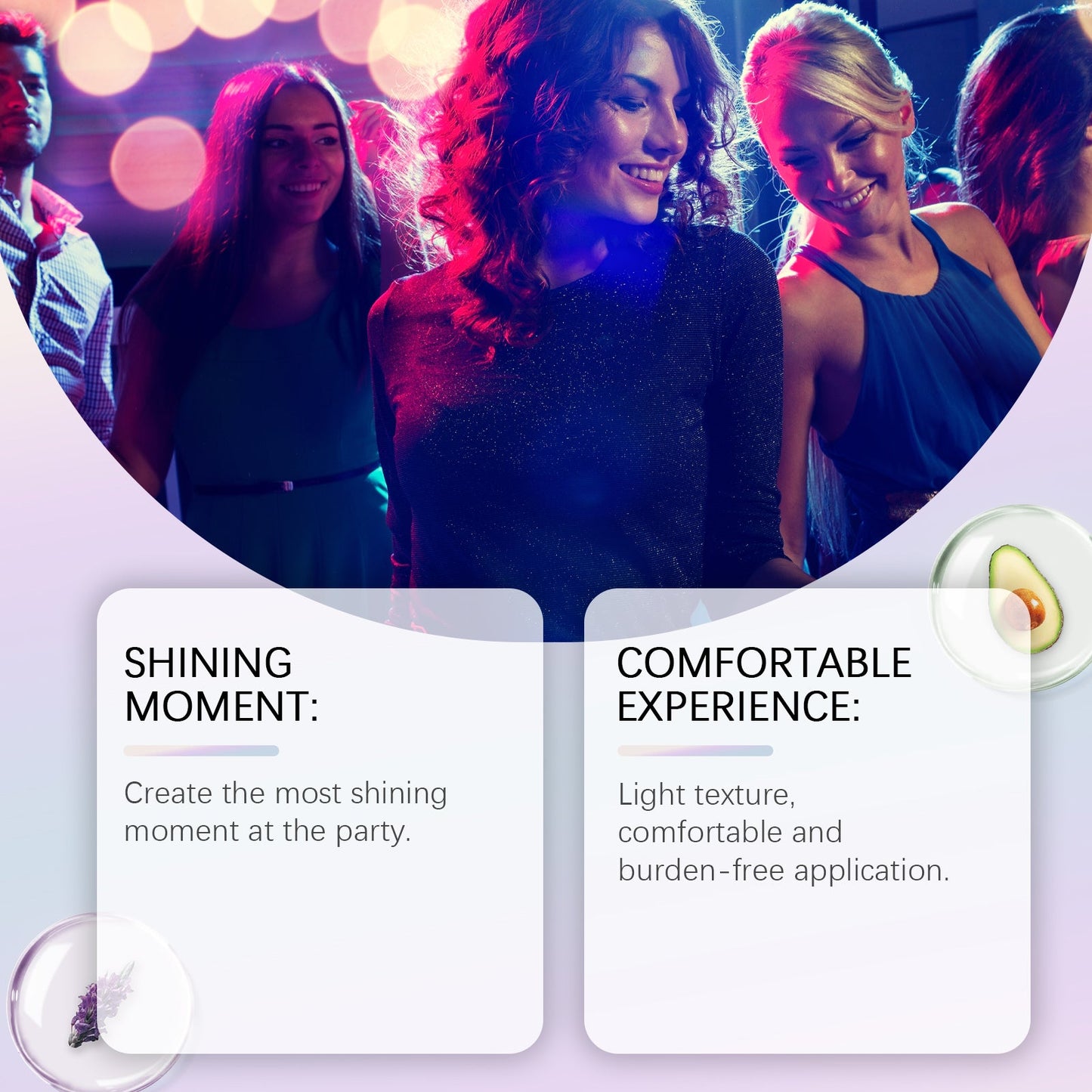 Party Body Glitter Oil, Naturally Brightening And Long-Lasting Moisturizing Party Dance Shine Shine Shine - Korvel