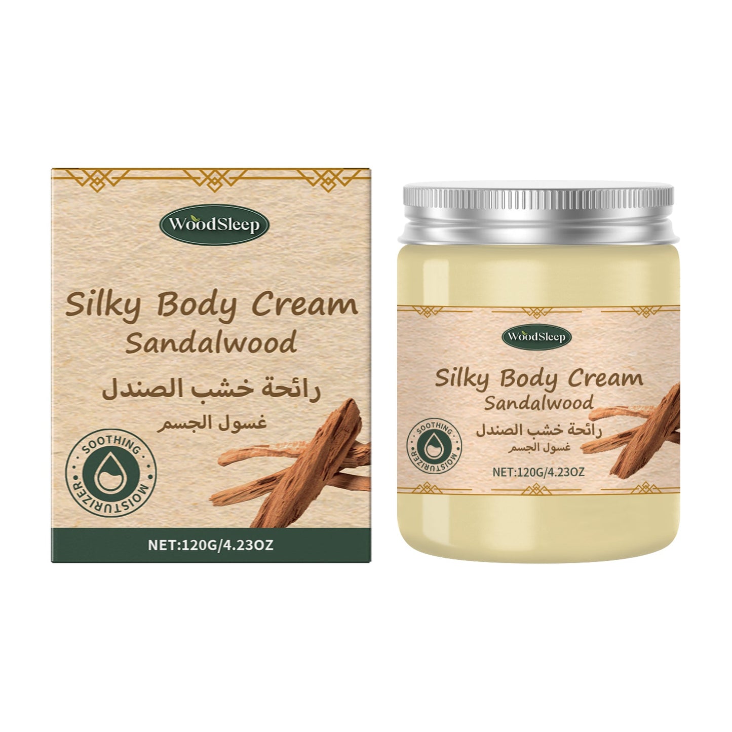 Sandalwood Moisturizing Moisturizer Sandalwood Extract Hydrates And Moisturizes Tender Skin - Korvel