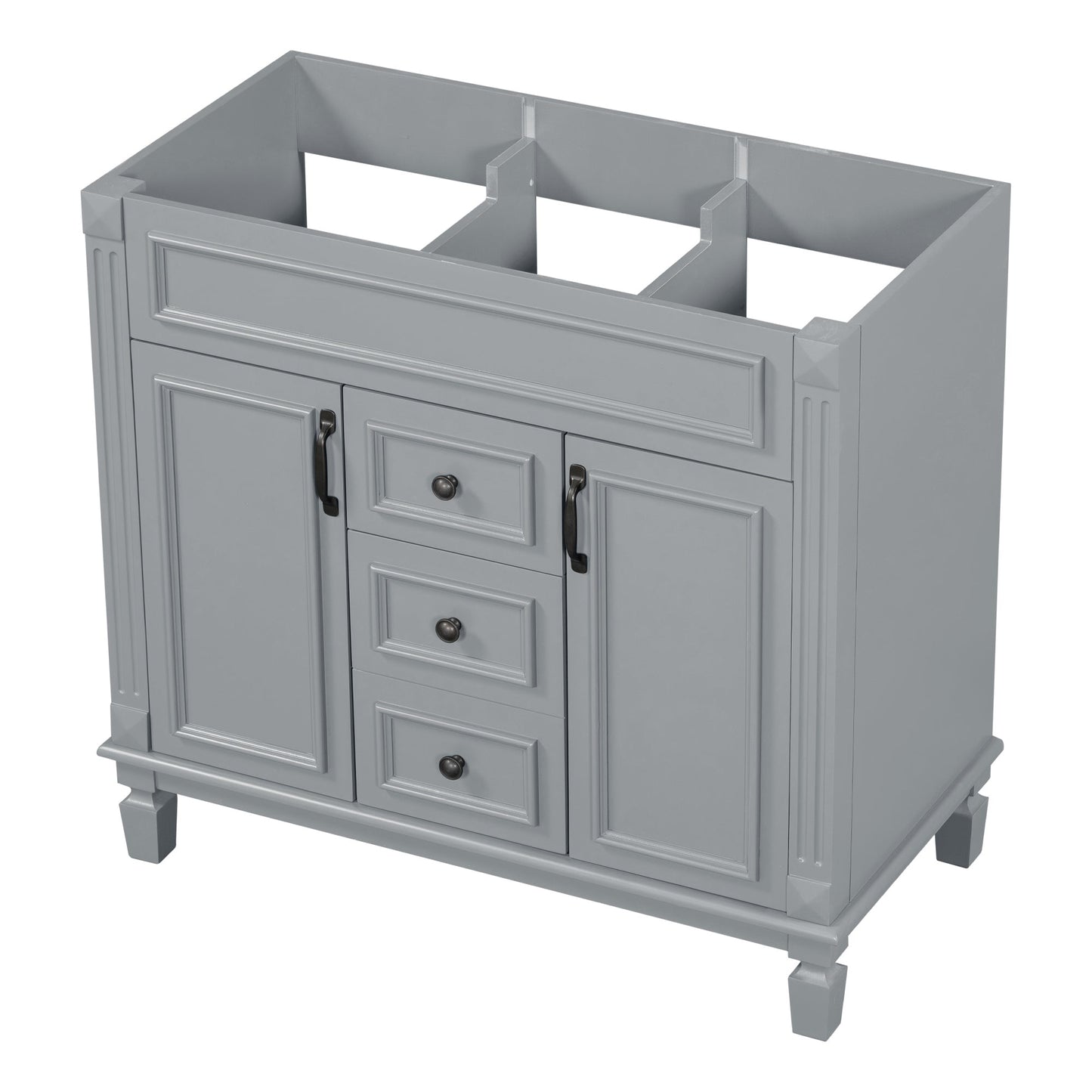 36'' Modern Bathroom Vanity - Cabinet Only with Soft Closing Doors