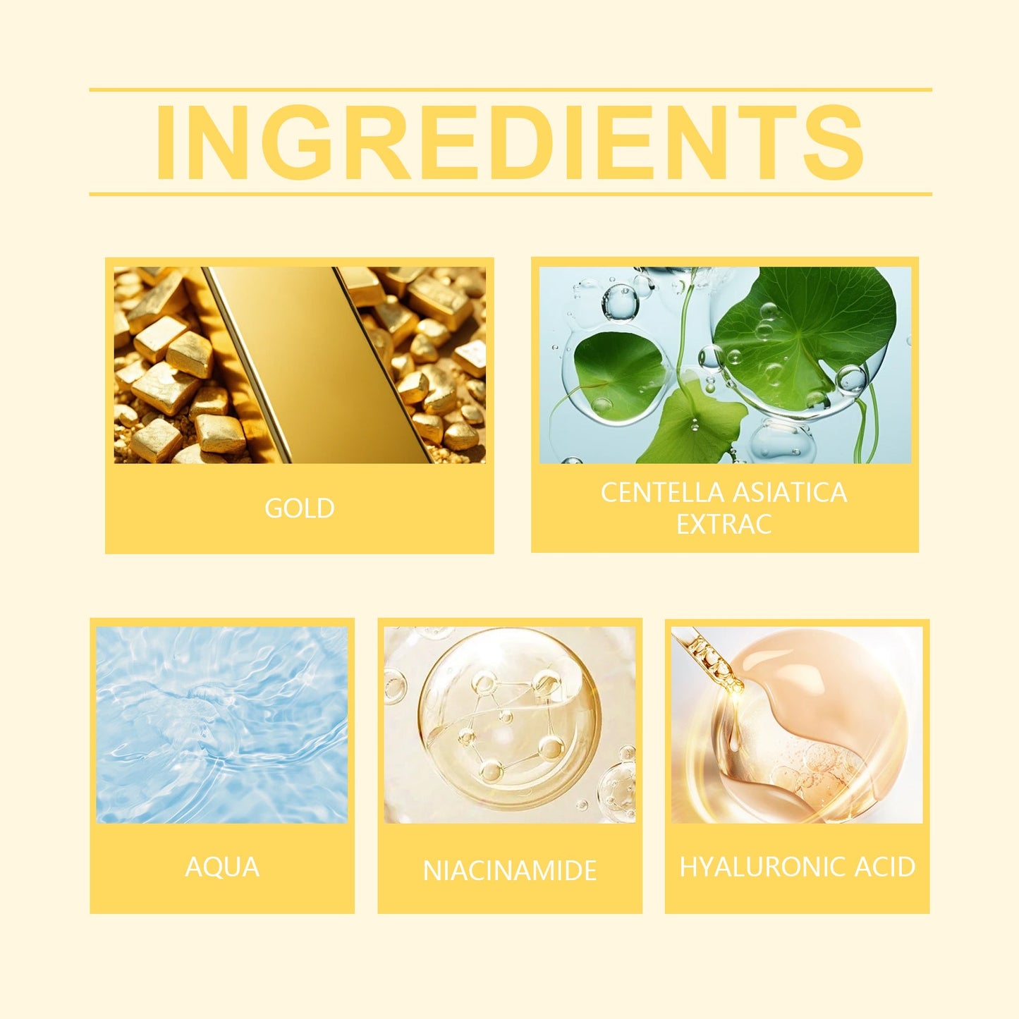 Gold Skin Care Essence Gently Hydrates And Nourishes Skin - Korvel