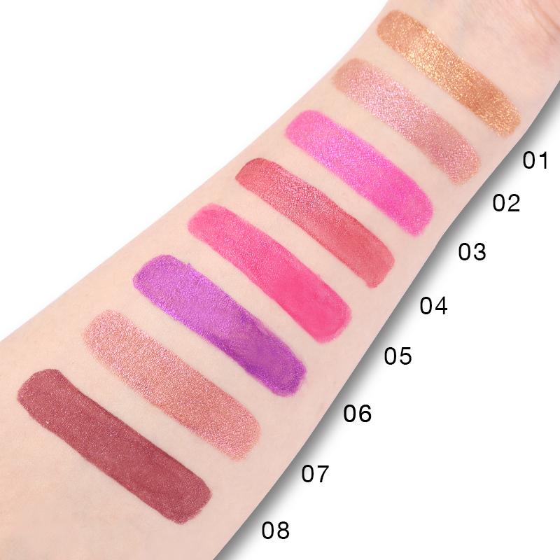 Universal Lip Luminizer Lipstick Soft Metallic Matte Lipstick Liquid Waterproof Lipstick Matte Lipstick lips - Korvel