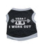 Pet Clothes Dog Clothes Cotton Sweat Weight Lifting Small Dog Pet Vest Spring And Summer - Korvel