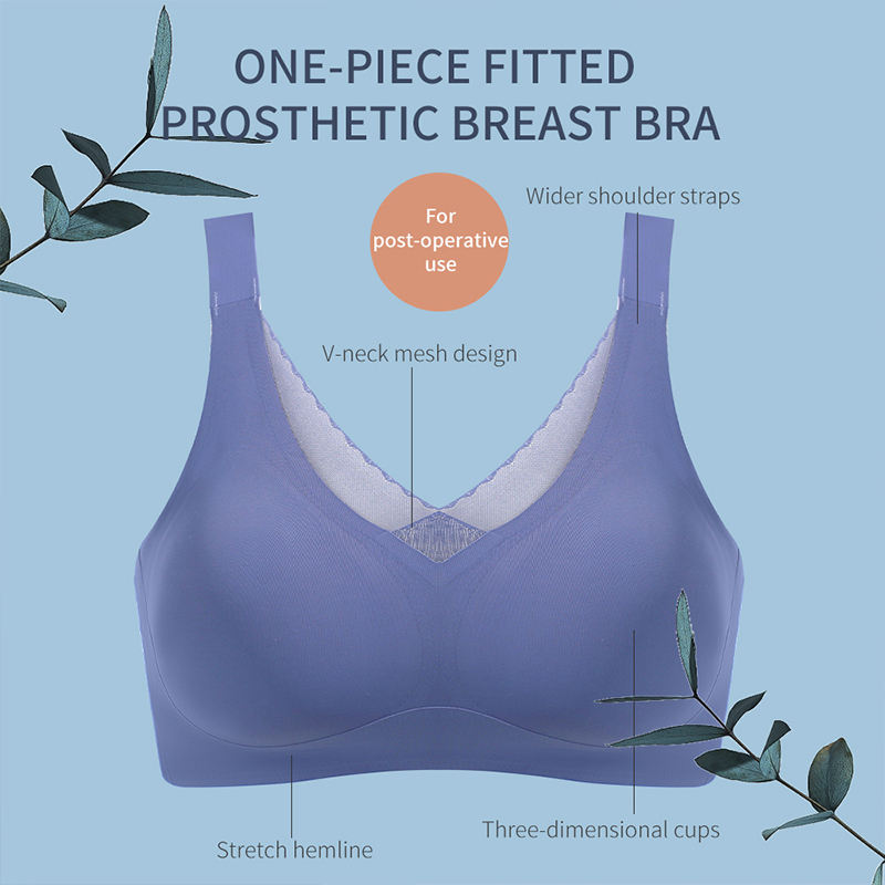Artificial breast bra for breast removal surgery silicone women's fake breast and fake chest 2-in-1 bra - Korvel