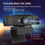 1080P high-definition computer camera with 360 degree rotatable video conferencing and live streaming of online courses - Korvel
