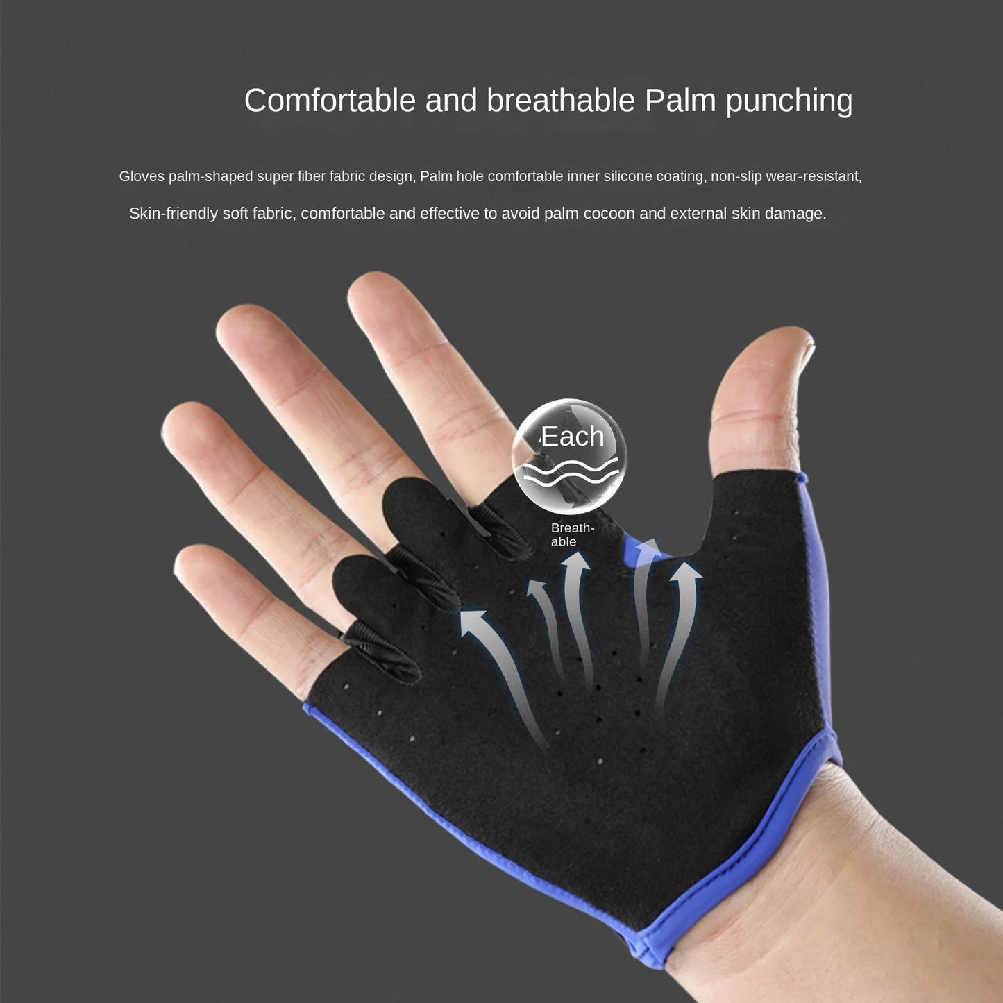 Gants de Yoga Fitness à Doigts Mixtes Premium
