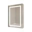 26x20 inch(Left Door) bathroom medicine cabinet with LED mirror 3000K~6000K single door lighting bathroom cabinet with touch switch adjusta - Korvel