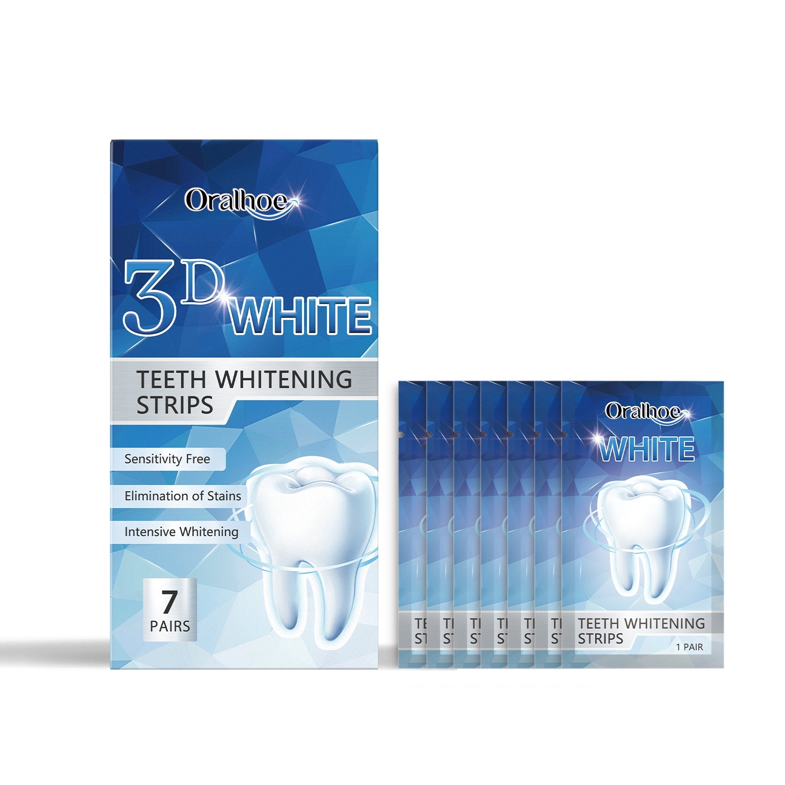 Brightening Tooth Strips, Refreshing Breath And Gently Cleaning Teeth Stains Brightening Tooth Care Strips - Korvel