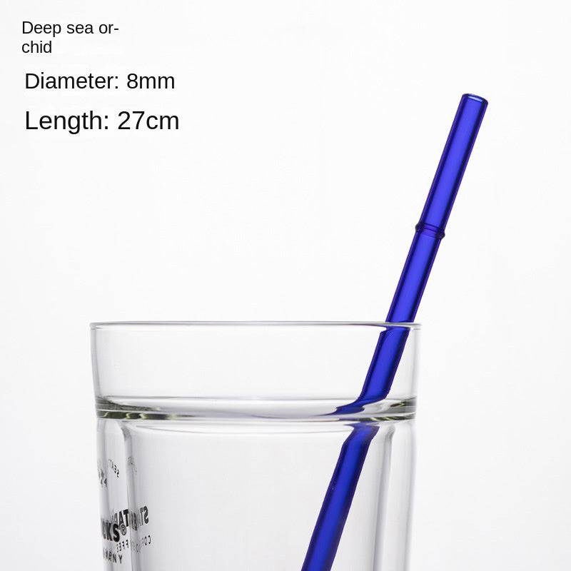 Eco-Friendly High Borosilicate Glass Straw - Customizable & Durable