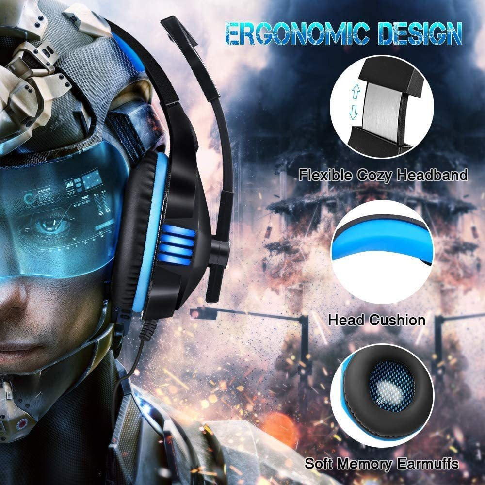 Casque de jeu filaire RGB Premium pour mobile et PC
