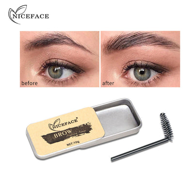 NICEFACENew Wild Colorless Eyebrow Styling Soap Eyebrow Cream Mascara Long Lasting Natural Eyebrow Soap - Korvel