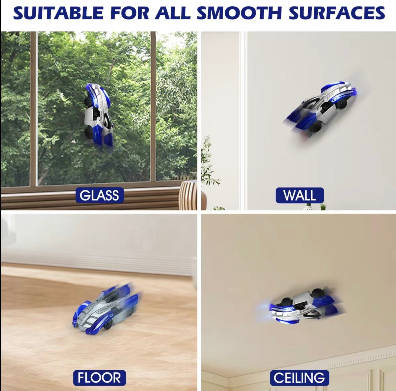 Coche RC WallRider - Diversión que desafía la gravedad