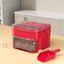 50-grid ice maker with new large capacity - household food-grade plastic double-layer ice storage barrel & ice ball mold set - Korvel