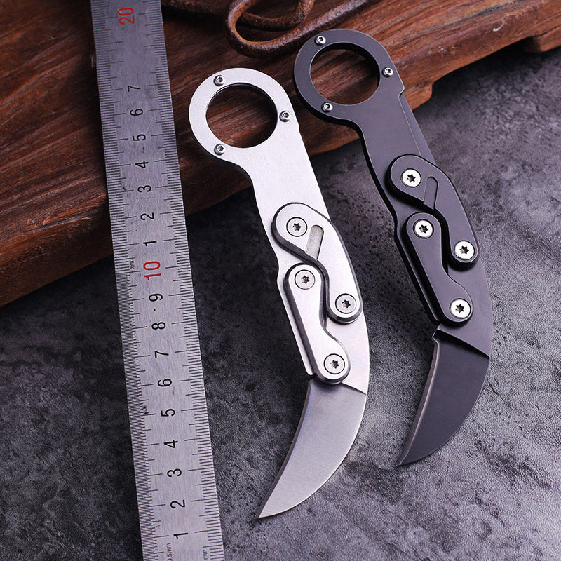 Mechanical Claw Knife Portable Outdoor Knife Camping Survival High Hardness Multi-Function All Steel Claw Folding Knife Outdoor Knife - Korvel