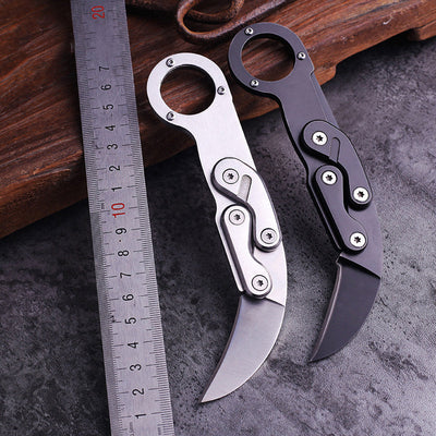 Mechanical Claw Knife Portable Outdoor Knife Camping Survival High Hardness Multi-Function All Steel Claw Folding Knife Outdoor Knife - Korvel