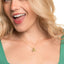 14K Gold-Plated Natural Crystal Conch Pendant Necklace - Korvel