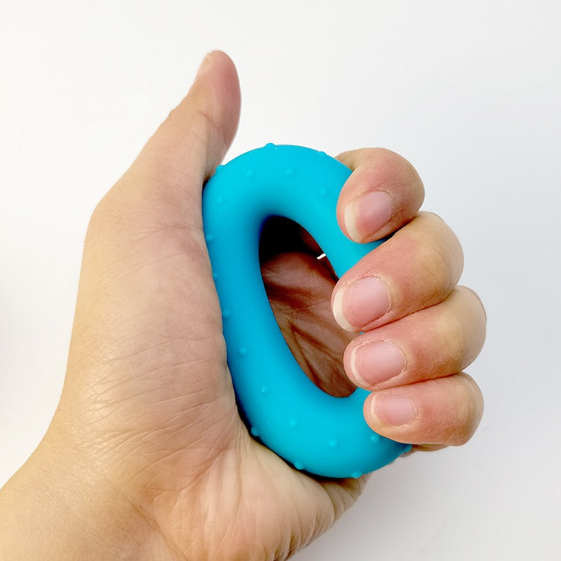 Silicone Grip Strength Ring Grip Strength Device for Men's Hand Rehabilitation Training Fitness Ring for Women's Household Small Fitness Equipment - Korvel