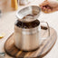 Premium Stainless Steel Oil Filter Pot with Frying Basket
