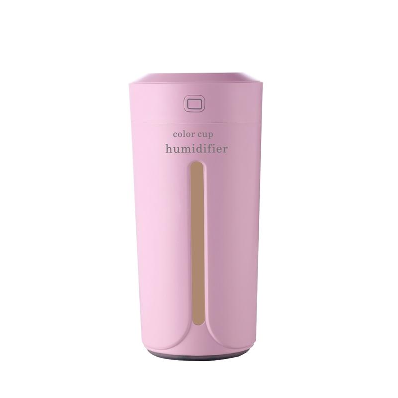 Color Cup USB Air Humidifier - Mini Aroma Diffuser with LED Lights