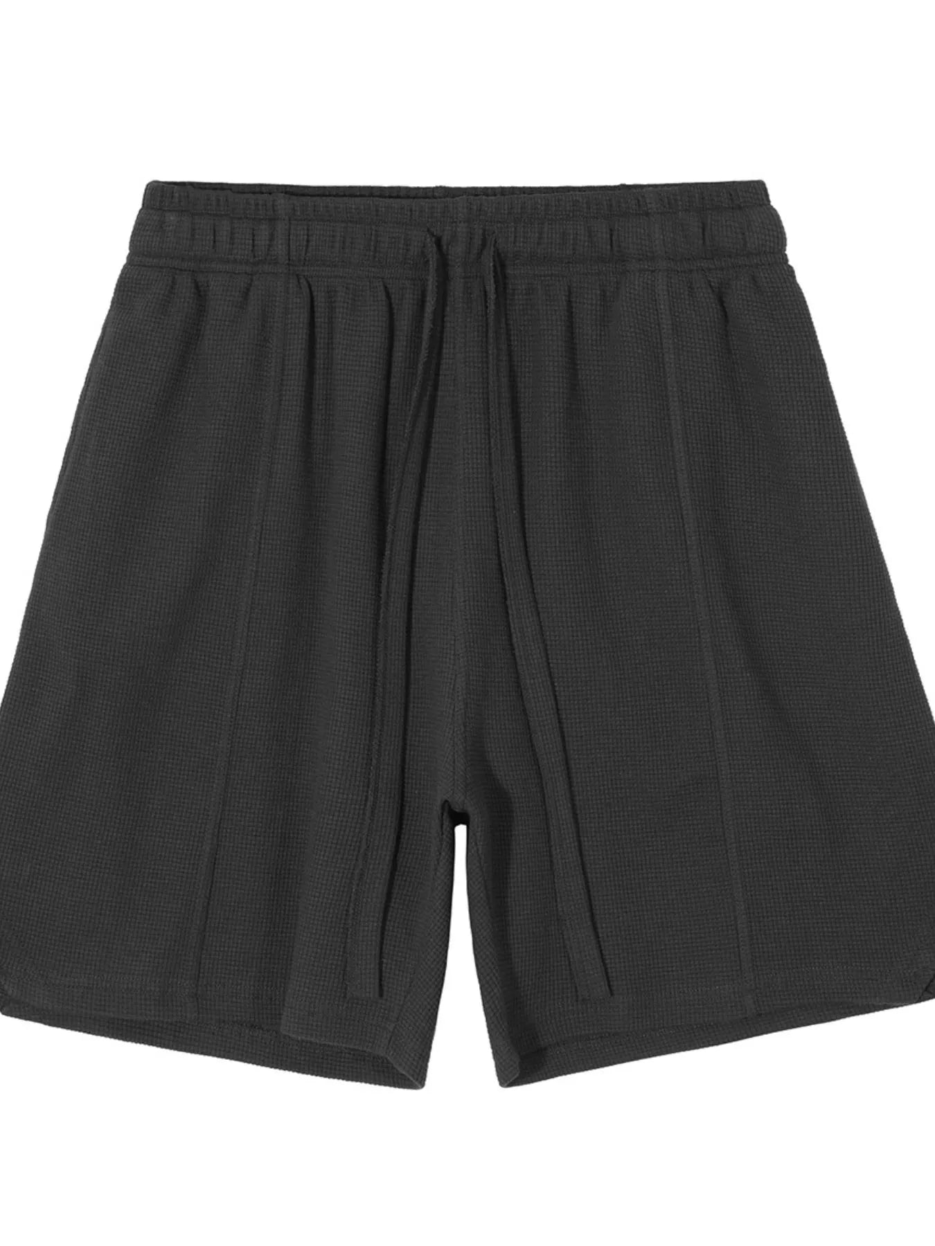 Men's Drawstring Pocketed Jogger Shorts