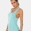 Full Size Scoop Neck Wide Strap Active Tank