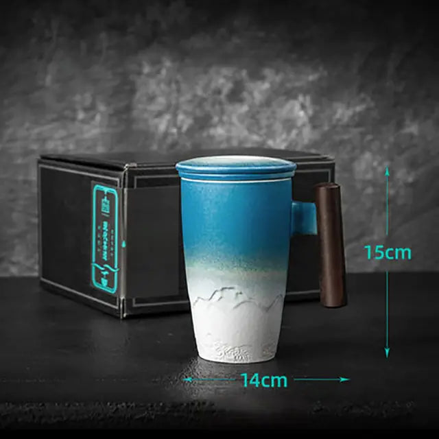 Ensemble de tasses à café en céramique rétro