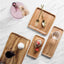 Platos de Madera Hechos a Mano - Elegantes Bandejas Cuadradas