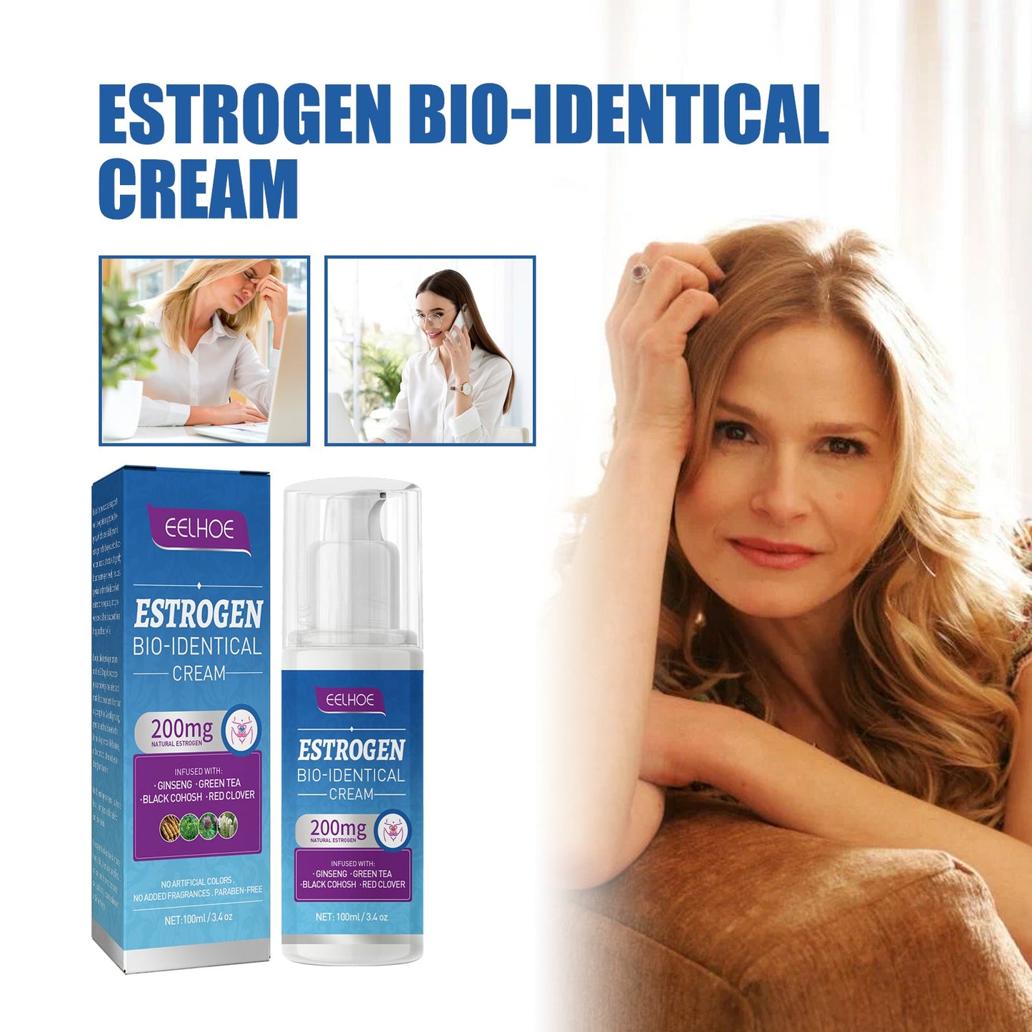 Crema de Confort para la Menopausia para Mujeres