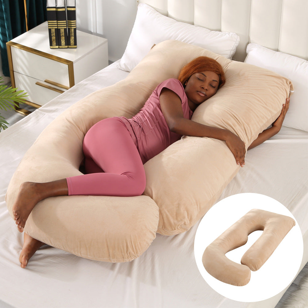 J-Shaped Pregnancy Pillow for Side Sleepers
