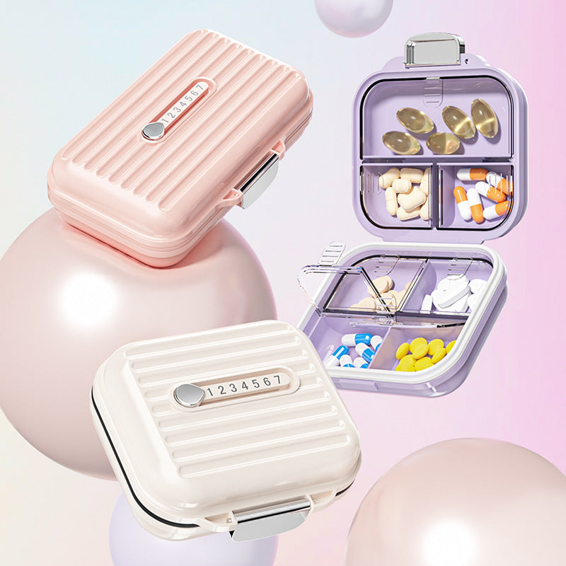 Boîte de Rappel Médical Mini Portable pour Rangement à Domicile