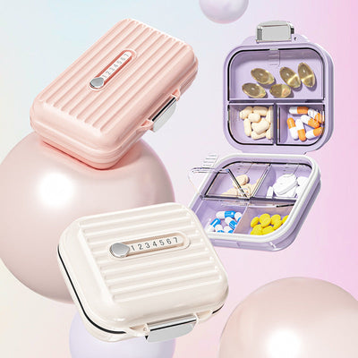 Boîte de Rappel Médical Mini Portable pour Rangement à Domicile