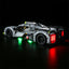 Éclairage LED compatible LEGO pour la voiture de sport hybride Peugeot 9X8