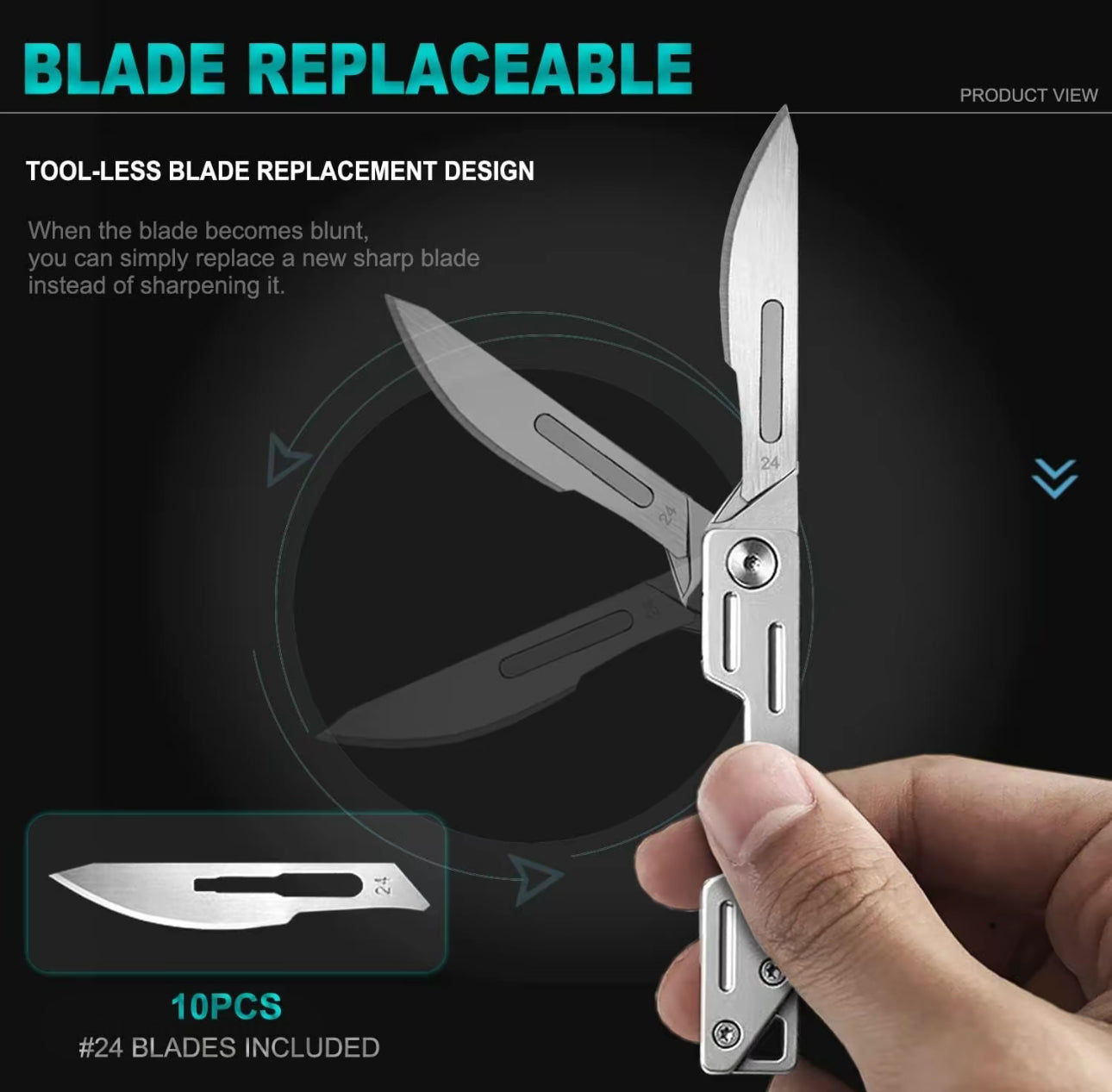 EdgeLite Folding Scalpel - Korvel