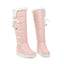 Elegant Plus Size Women's Knee-high Snow Boots