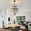 Black  Luxury Crystal Chandelier Modern Chandeliers Lights Fixture Hanging  Pendant Light Fixture for Dining Room Bedroom - Korvel