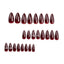Bow wear manicure long almond nails fake nails - Korvel