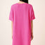 Robe T-shirt à manches courtes en tricot côtelé urbain pour femmes