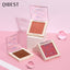 QIBEST Matte Pearlescent Blush Powder
