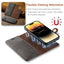 Coque de téléphone magnétique en cuir premium pour iPhone 14 Pro Max et 13 Pro Max