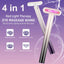 4 in 1 Facial Wand EMS Microcurrent Vibration Warm Red Light Face Lifting Machine Skin Tightening Device Neck Eye Massager Tools - Korvel