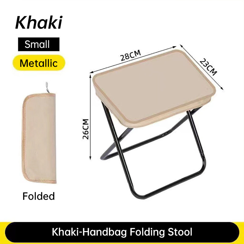 Portable Ultralight Camping Picnic Chair - Doubles as Fishing Stool and Travel Seat with Fishing Tool Holder - Korvel